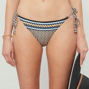 NWT Reiss Janina Bikini Bottom Side Tie Multi color size 6